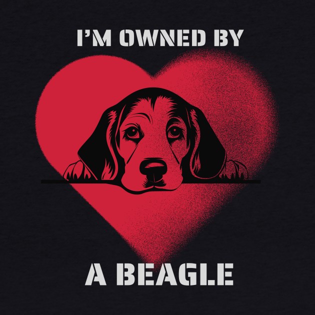 I am owned by a Beagle by Positive Designer
